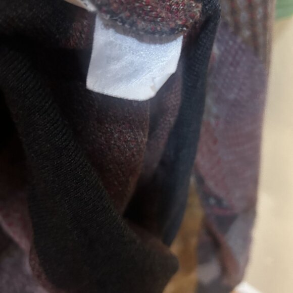 Bally Men’s Slight Printed Patchwork Luxury Sweater Size 56 - Picture 5 of 7